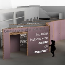 Teatros de papel... ¿cuántas historias eres capaz de imaginar?. Design, Installations, and 3D project by Sara Cubells - 01.15.2013