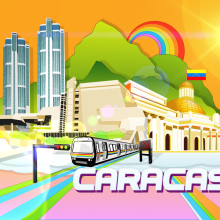 Caracas. Design, and Traditional illustration project by Samuel Ochoa - 02.01.2013