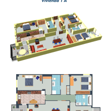 Viviendas 3D / 3D Houses. Design, Advertising, and 3D project by Eli Pérez - 02.04.2013