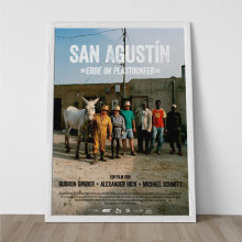 Poster San Agustin. Design project by Mar López - 02.08.2013