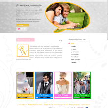 Portal web Bodaynovias.com. Design, and Programming project by Ana Quintela - 02.09.2013