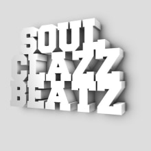 logo portada trasera soul clazz beatz. Un proyecto de Diseño y 3D de adrian balanza blaya - 11.02.2013