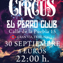 Carteleria the glass circus. Design, and Traditional illustration project by adrian balanza blaya - 02.11.2013