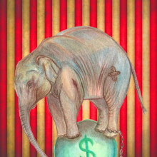 Circo sin animales. Illustration project by Elia Amador Godínez - 02.12.2013