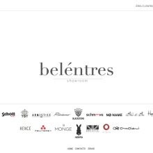 Beléntres Showroom. Design & IT project by Nerea Cordero - 02.19.2013