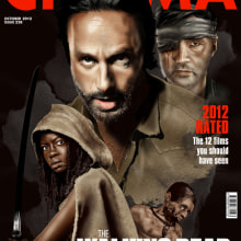 The Walking Dead Cover. Un proyecto de Ilustración tradicional, Programación, Cine, vídeo y televisión de Martin Echeverria Correa - 27.02.2013