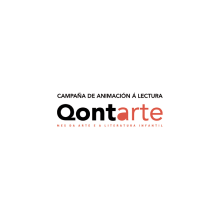 Qontarte. Logotipo y cartelería.. Een project van  Ontwerp van Patricia García Rodríguez - 04.03.2013