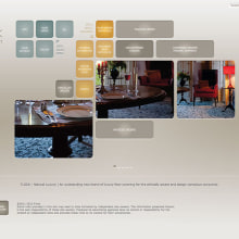 Sitio Web Flock Natural Luxury. Design, Publicidade, Música, Instalações, Programação , Fotografia, Cinema, Vídeo e TV, e UX / UI projeto de Jonathan Rikles - 04.03.2013