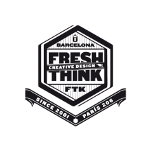 Freshthink - logotype. Un proyecto de Diseño, Ilustración y Publicidad de david sánchez cobos - 07.03.2013