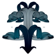 Monogram - ♥+T&M. Un proyecto de Diseño, Ilustración y Publicidad de david sánchez cobos - 07.03.2013