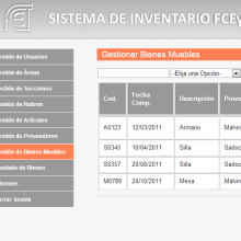 Sistema de Inventario FCEyT. Design, Programming & IT project by Ana Sisnero y Silvina Herrera - 03.07.2013