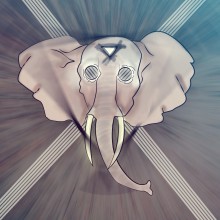 Elefant.. Design, and Traditional illustration project by Ivan Rivera - 03.08.2013