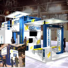 STAND MOTORTEC . Design, and 3D project by OSCAR BRAVO TOME - 03.12.2013