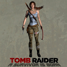 Lara Croft ( Tomb Raider ). Un proyecto de Diseño y 3D de Estela Villa - 22.03.2013