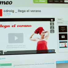 llega el verano. Un proyecto de Diseño, Publicidad, Desarrollo de software, Cine, vídeo y televisión de Chary Esteve Vargas - 24.03.2013