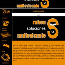 Rubens soluciones audiovisuales. Design project by Rubén Ayúcar Tardienta - 03.28.2013