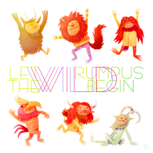Let The Wild Rumpus Begin! Ein Projekt aus dem Bereich Traditionelle Illustration von David Fernández Huerta - 02.04.2013