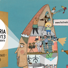Festival Imaginaria. Design, and Traditional illustration project by Judit Canela - 04.03.2013