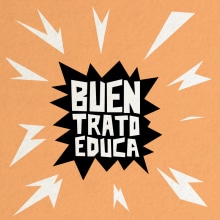 Buentrato_educa. Design, and Traditional illustration project by Esteban Eliceche Lorente - 08.28.2012