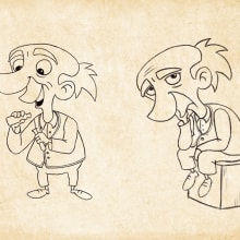Diseño personajes. Un proyecto de Ilustración tradicional de Érika G. Eguía - 03.11.2011