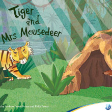 Tiger and the Mousedeer. Un projet de Illustration traditionnelle de Malena y Esther - 08.04.2013
