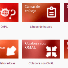 Omal Website. Design, Web Design, e Desenvolvimento Web projeto de Laura Bustos - 07.04.2013