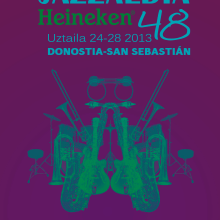 Propuestas de Jazzaldia 48 Festival . Un proyecto de Diseño de Cristina Mata Martinez - 14.04.2013