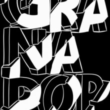 Logo Granapop 2013. Design, Ilustração tradicional, e 3D projeto de Aaron Arnan - 15.04.2013