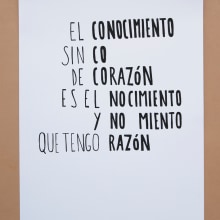 2 Poemas. Een project van  van Patricia Carreño Picón - 16.04.2013