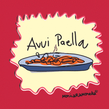 Hoy paella. Een project van  Ontwerp y Traditionele illustratie van mònica ramoneda aiguadé - 17.04.2013