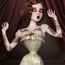 Twisted Dolls: The Butcher´s Bride. Un proyecto de Diseño, Ilustración tradicional y 3D de Rebeca Puebla - 18.04.2013