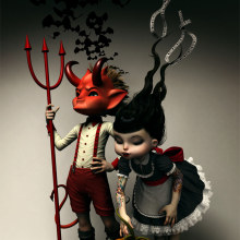 Twisted Kids: Children of The Pumpkin. Un proyecto de Diseño, Ilustración tradicional y 3D de Rebeca Puebla - 18.04.2013