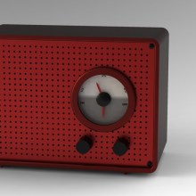 Ambientador radio. Design, UX / UI, and 3D project by Carolina Ensa - 04.19.2013
