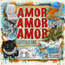 AMOR AMOR AMOR. Traditional illustration, and Advertising project by Martin Bochicchio - 04.24.2013