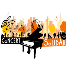 Logo Concert solidari. Design projeto de xavi malet mumbrú - 25.04.2013