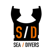Logo Sea Divers. Design project by Kike Fernández - 04.27.2013