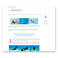 web bewater. Un proyecto de Diseño, Publicidad y Programación de Kike Fernández - 27.04.2013