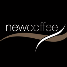 diseño de imagen corporativa, vinilos para local y todo tipo de elementos publicitarios para Newcoffee. Un proyecto de Diseño y Publicidad de María Romero Alonso - 28.04.2013