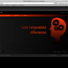 Diseño y programación en flash mx de página web para Nortia Marketing y Servicios a Empresas. Design, and Programming project by María Romero Alonso - 04.28.2013