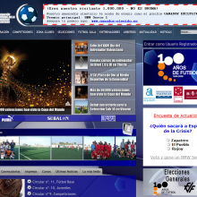 Web de la Federación de Fútbol de la Comunidad Valenciana. Un proyecto de Programación de Daniel F. R. Gordillo - 01.05.2013
