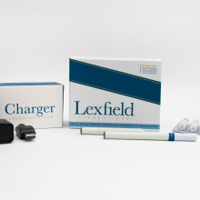 Lexfield e-cigarettes. Design projeto de Mara Rodríguez Rodríguez - 06.05.2013