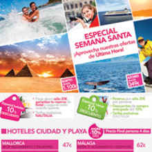 Newsletters para agencia de viajes. Design, Advertising, and Graphic Design project by Jesús Peñas - 04.15.2013