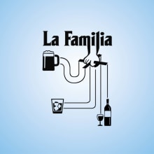 La Familia. Design, Traditional illustration, Advertising, and UX / UI project by Juan María Zabala Palomino - 05.09.2013