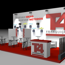 Stand T4. Instalações, e 3D projeto de José Manuel Piñón Cubero - 13.05.2013