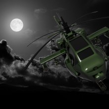 Helicóptero Apache 3D. Projekt z dziedziny Design i 3D użytkownika Estela Villa - 13.05.2013