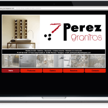 Web para Granitos Perez. Un proyecto de Diseño e Instalaciones de Virginia PE - 16.05.2013