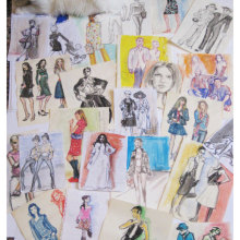 Fashion Dibus Ein Projekt aus dem Bereich Traditionelle Illustration von Saya Solana - 22.05.2013
