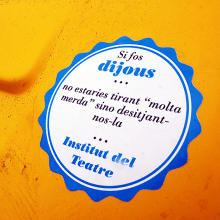 Dijous al Teatre. Un progetto di Design e Pubblicità di Marcel Ferragut - 29.05.2013