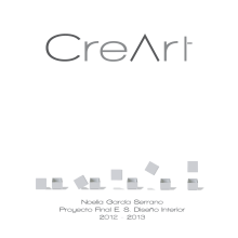 Centro Cultural y Artístico CreArt. Design, Installations, and 3D project by Noelia García Serrano - 06.04.2013