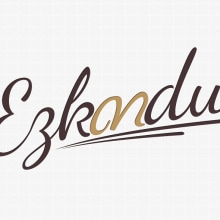 Logotipo de Ezkondu. Design project by Edorta Ramírez - 06.05.2013